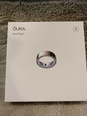 Oura Ring 4 Smart Ring – Rose Gold size 8